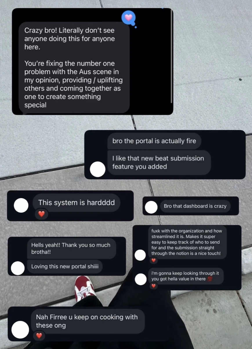 Screenshots of member reviews of the Lifetime Supply portal